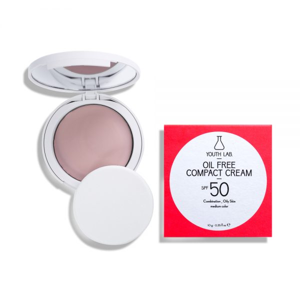 Oil Free Compact Cream SPF 50 Combination_Oily Skin_Medium color