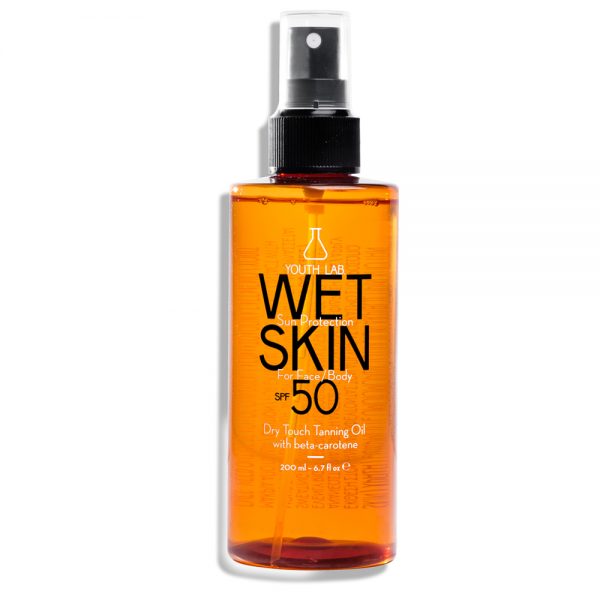 Wet Skin Sun Protection SPF 50 Tan Accelerating Oil_All Skin Types